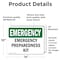 Signmission Preparedness Kit, 14 in W x Rectangle, Vinyl Decal OS-2PACK-EM-D-1014-L-10348 - alternate 4